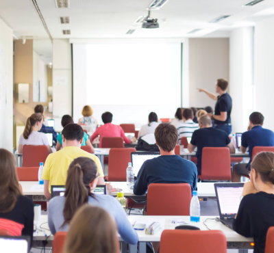 people attending their training
