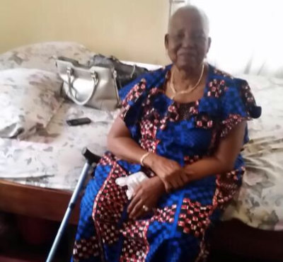 senior woman smiling