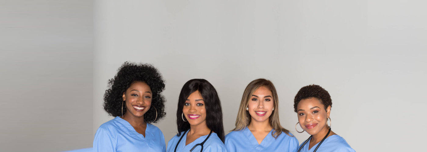 nurses smiling